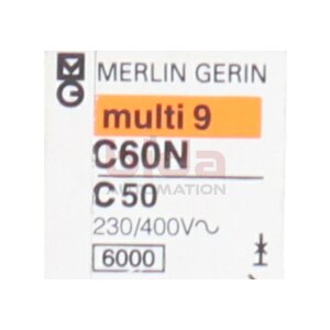 Merlin Gerlin C60N C50 Leistungsschutzschalter Circuit...