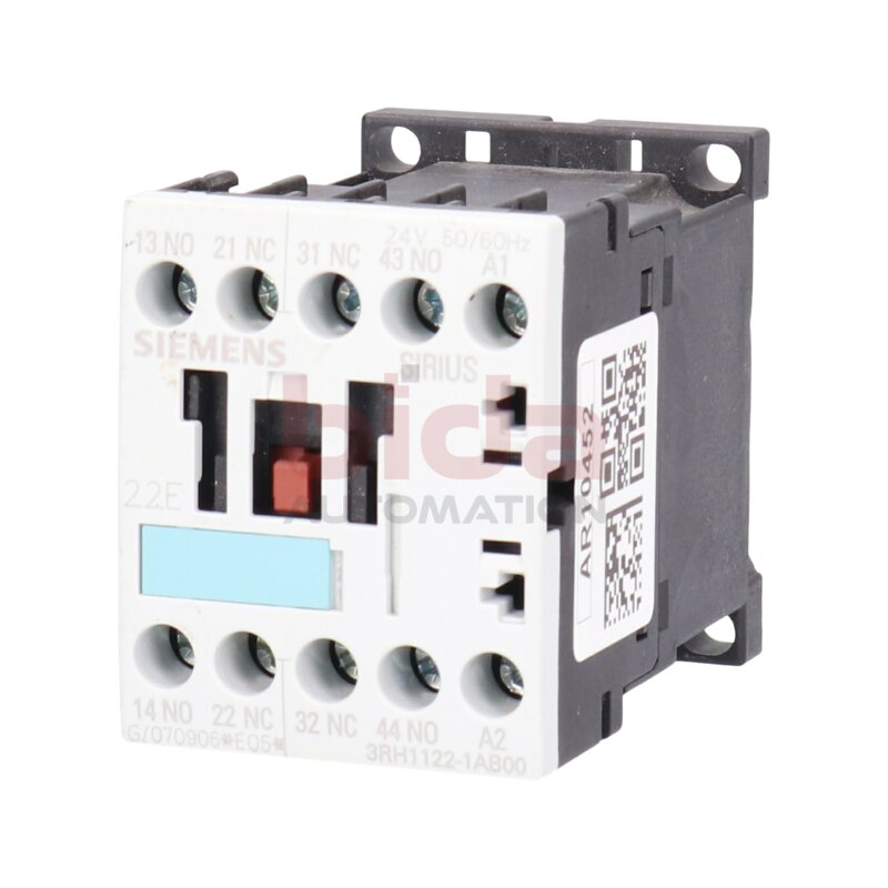 Siemens 3RH1122-1AB00 / 3RH1 122-1AB00 Hilfssch&uuml;tz Auxiliary Contactor
