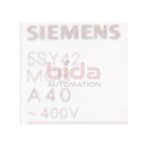 Siemens 5SY42 MCB A40 Leistungsschutzschalter Circuit Breaker