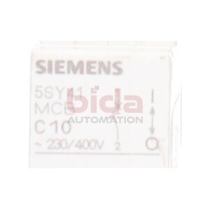 Siemens 5SY41 MCB C10 Leistungsschutzschalter Circuit...