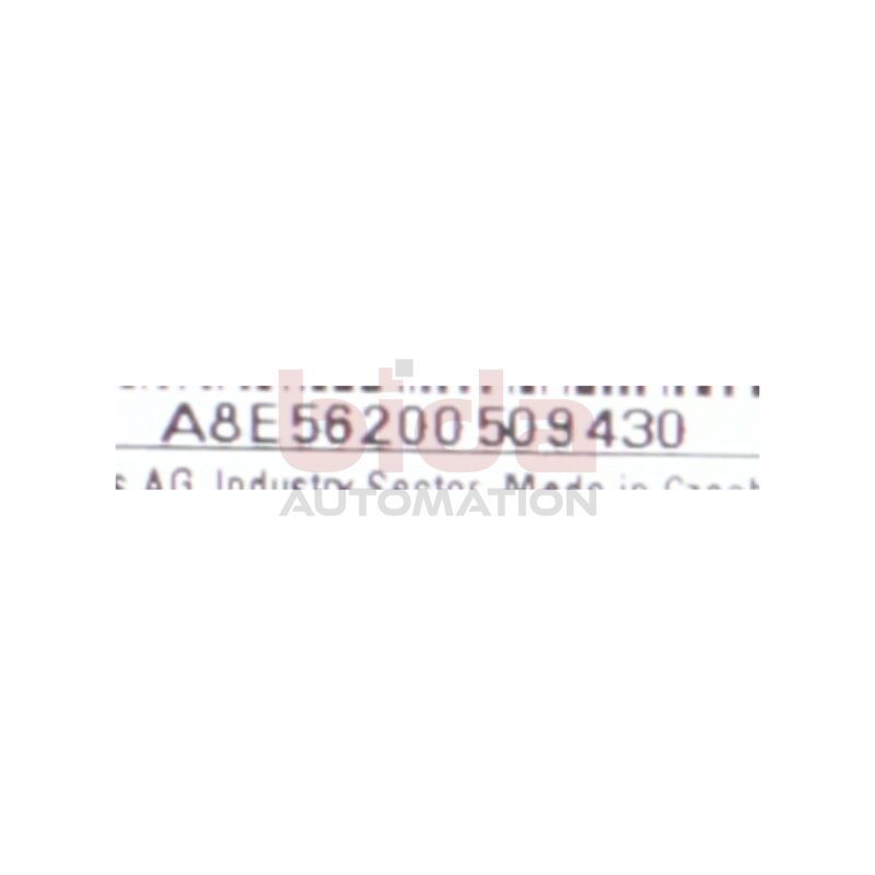 Siemens A8E56200509430 Leistungssch&uuml;tz Power Contactor