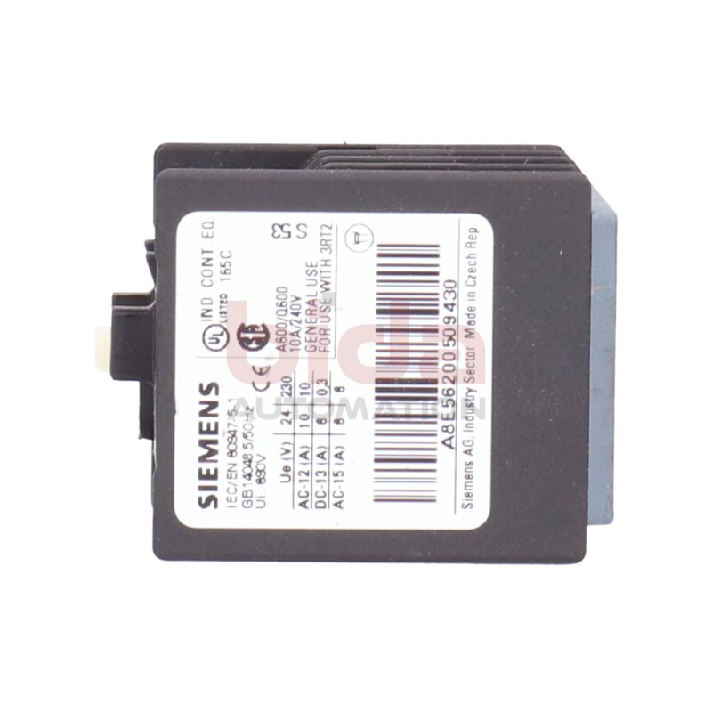 Siemens A8E56200509430 Leistungssch&uuml;tz Power Contactor