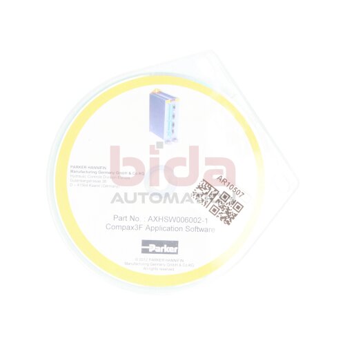 Parker AXHSW006002 Compax3F Application Software