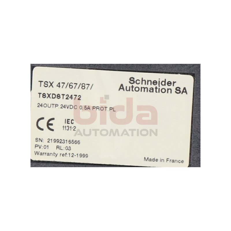 Schneider TSX 47/67/87/ TSXDST2472 Ausgangsmodul Output Module 24VDC  0,5A