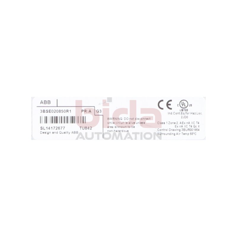 ABB 3BSE020850R1 Terminal Modul Terminal Module