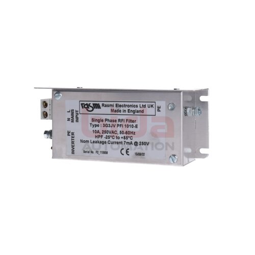 Rasmi Electronics 3G3JV PFI 1010-E Einphasenfilter Single Phase RFI Filter
