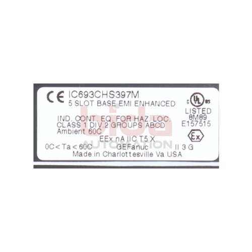 Ge Fanuc IC693CHS397M  5 Slot Programmierbare Steuerung Programmable Controller