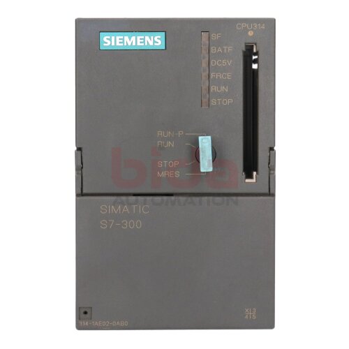 Siemens Simatic S7 6ES7 314-1AE02-0AB0 / 6ES7314-1AE02-0AB0 Zentralbaugruppe Central Assembly