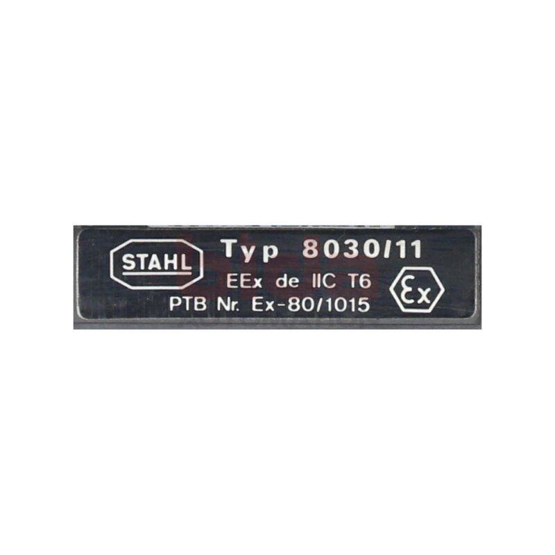 Stahl 8030/11 Installationsschalter Installation Switch