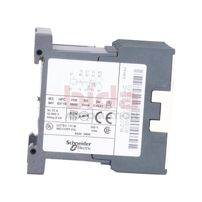 Telemecanique CA2KN 31P7 Hilfssch&uuml;tz Auxiliary Contactor