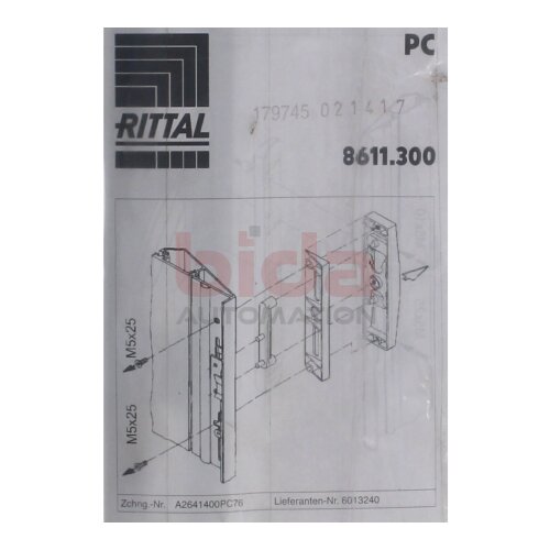 Rittal 8611.3000 Trennschalterverriegelung  Circuit Breaker Interlock
