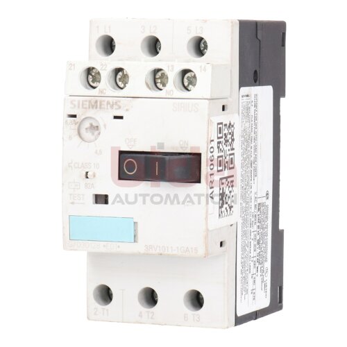 Siemens Sirius 3RV1011-1GA15 / 3RV1 011-1GA15 Motoschutzschalter Motor Protection Switch