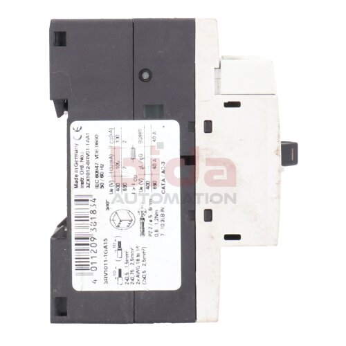 Siemens Sirius 3RV1011-1GA15 / 3RV1 011-1GA15 Motoschutzschalter Motor Protection Switch