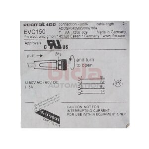 ifm electronic EVC150 Sensorleitung Sensor Cable