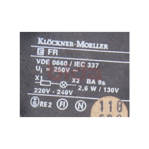 Moeller E FR Motoschutzschalter Motor Protection Switch