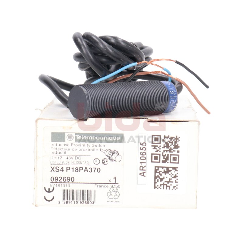 Telemecanique XS4P18PA370 Induktiver N&auml;herungsschalter Inductive Proximity Switch