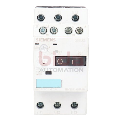 Siemens 3RV1011-0HA10 / 3RV1 011-0HA10 Leistungsschutzschalter Circuit Breaker