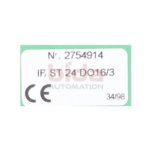 Phoenix Contact IB ST 24 DO16/3 NR.2754914 Klemmeinheit...