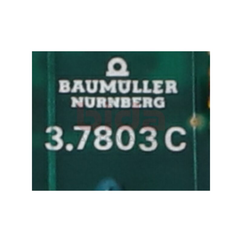Baum&uuml;ller 3.7803C Regler Platine Controller Board