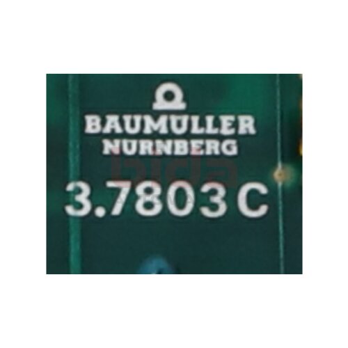Baum&uuml;ller 3.7803C Regler Platine Controller Board