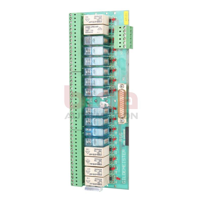 Gildemeister R16 POS 0445690 Relaisplatine Relay Board