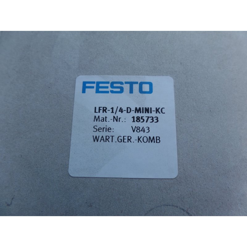 Festo LFR-1/4-D-MINI-KC Nr. 185733 Wartungsger&auml;te-Kombination service unit