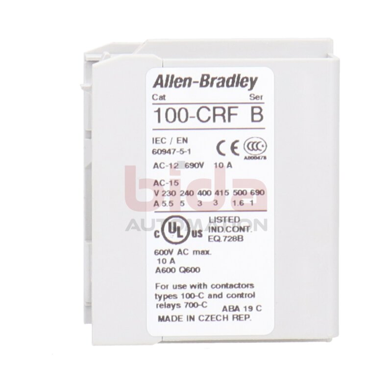 Allen-Bradley 100-CRFA02 Hilfssch&uuml;tz Auxiliary Contactor