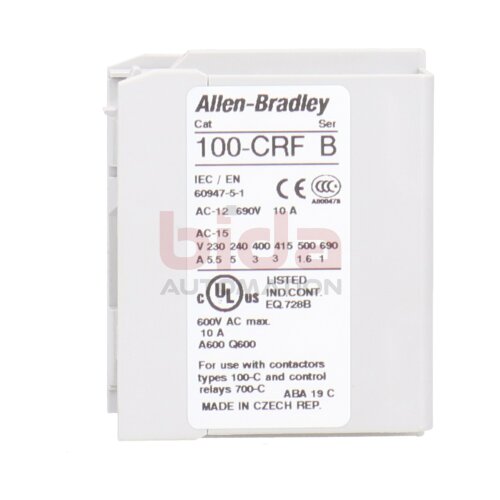 Allen-Bradley 100-CRFA02 Hilfssch&uuml;tz Auxiliary Contactor