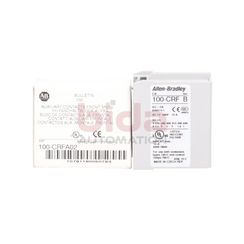 Allen-Bradley 100-CRFA02 Hilfssch&uuml;tz Auxiliary Contactor