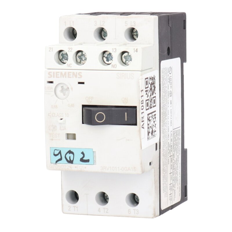 Siemens 3RV1011-0GA15 / 3RV1 011-0GA15 Leistungsschalter Circuit Breaker