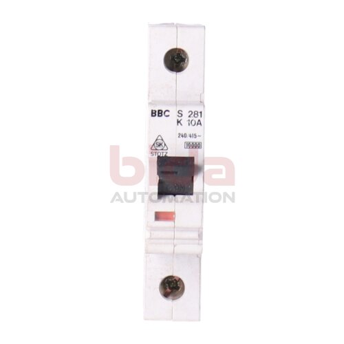 ABB S281 K10A Leistungsschutzschalter Circuit Breaker