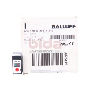 Balluff BOS 15K-R-C50-P-S75 Lichtschranke Lichttaster...