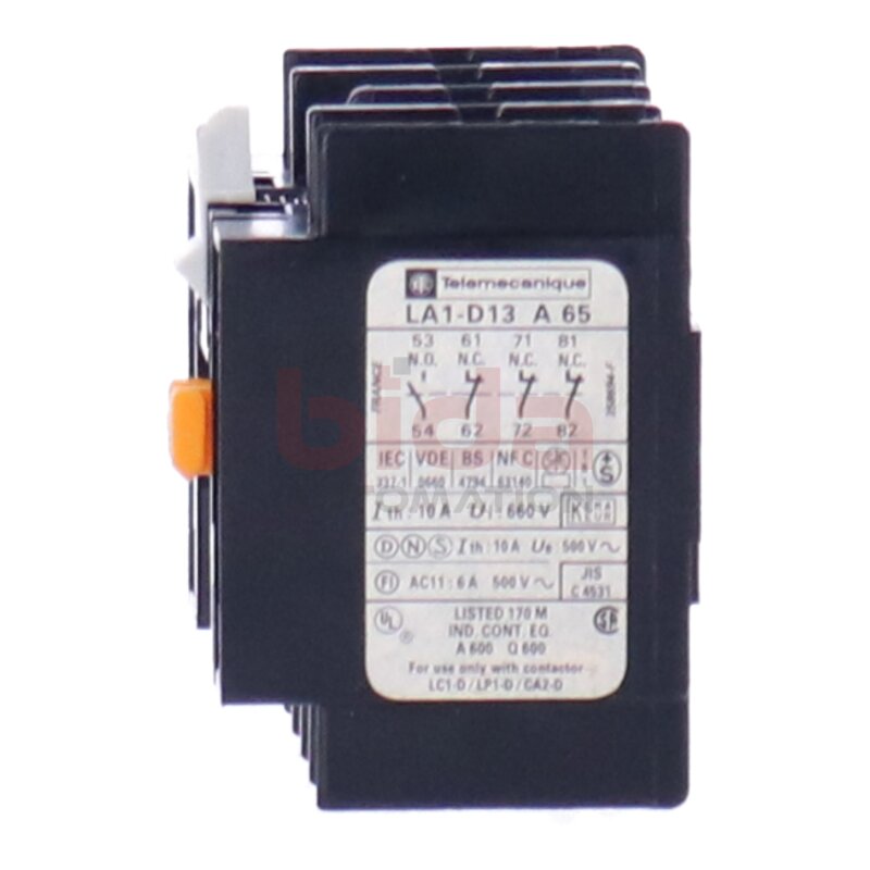 Telemecanique LA1-D13 A.65 Hilfsschalterblock Auxiliary Contact Block