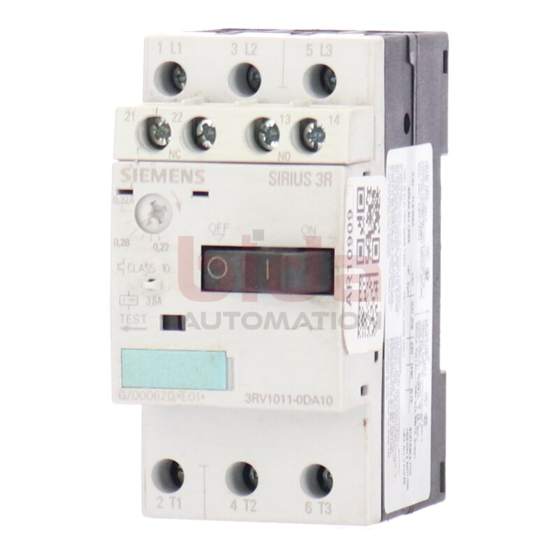 Siemens 3RV1011-0DA10 / 3RV1 011-0DA10 Leistungsschalter Circuit Breaker