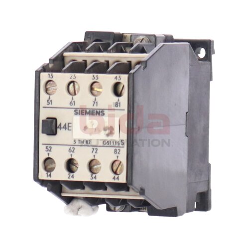 Siemens 3TH82 44-0A / 3TH8244-0A Hilfssch&uuml;tz Auxiliary Contactor