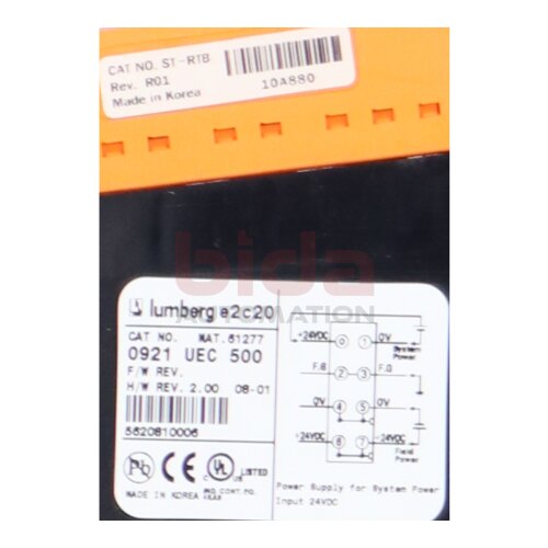 Lumberg 0921 UEC 500 Systemmodul System Module for additional power supply