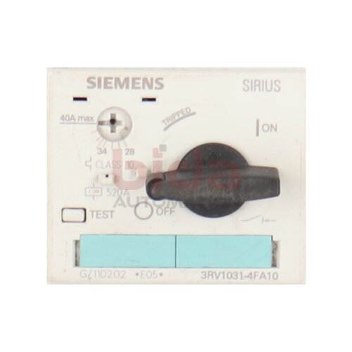 Siemens 3RV1031-4FA10 / 3RV1 031-4FA10 Motoschutzschalter Motor Protection Switch