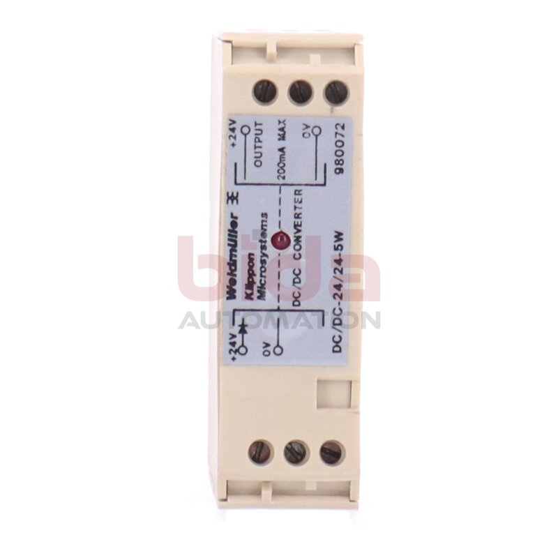 Weidm&uuml;ller KMA DC-DC Con24V/24V5W 980072 Relaiskoppler Relay Coupler