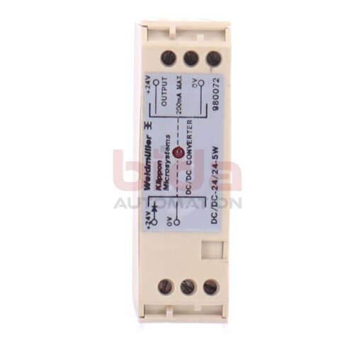 Weidm&uuml;ller KMA DC-DC Con24V/24V5W 980072 Relaiskoppler Relay Coupler