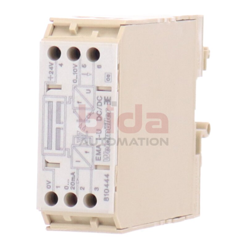 Weidm&uuml;ller EMA EG3 I-U 0-20MA/0-10 (810444) Relaiskoppler Relay Coupler