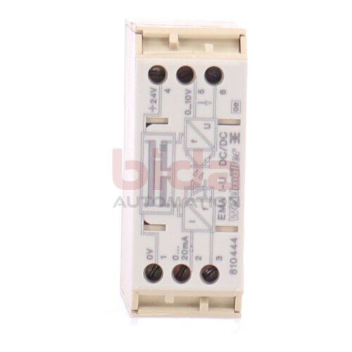Weidm&uuml;ller EMA EG3 I-U 0-20MA/0-10 (810444) Relaiskoppler Relay Coupler