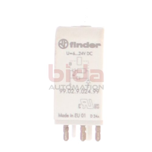 Finder 99.02.9.024.99 Steckmodul mit LED Plug-In Module With LED
