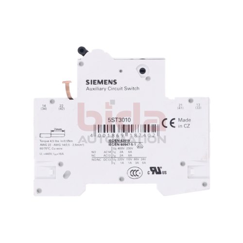 Siemens 5ST301.AS Hilfsstromschalter Auxiliary Circuit Switch