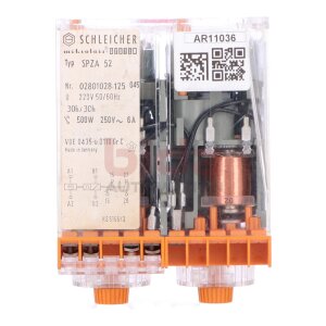 Schleicher SPZA 52 02801028-125 Zeitrelais Time Relay