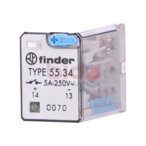 Finder 55.34 Steckrelais Plug-in Relay