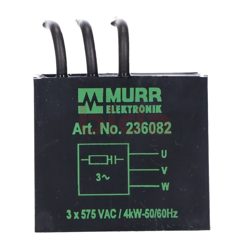 Murr Art. No. 236082 3x 575 VAC /4kW-50/60Hz Motorentst&ouml;rmodul  Motor Interference Suppression Module