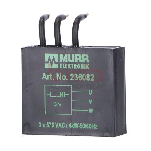 Murr Art. No. 236082 3x 575 VAC /4kW-50/60Hz Motorentst&ouml;rmodul  Motor Interference Suppression Module
