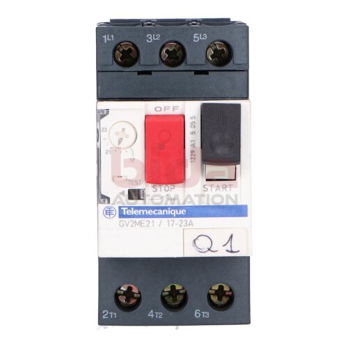 Telemecanique GV2ME21/17-23A Motoschutzschalter Motor Protection Switch