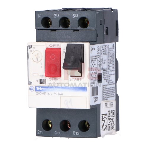 Telemecanique GV2ME16 / 9-14A Motoschutzschalter Motor Protection Switch