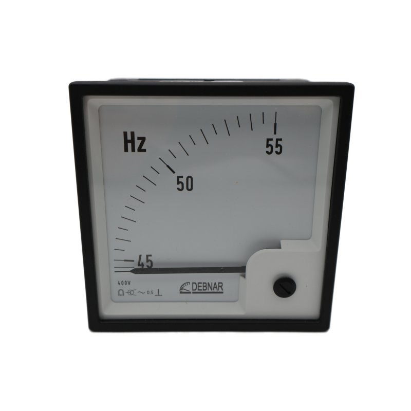 Debnar FAR96 45-55 Hz Messger&auml;t Zeigerfrequenzmesser pointer frequency meter